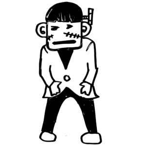 フランケンシュタインのイラスト
