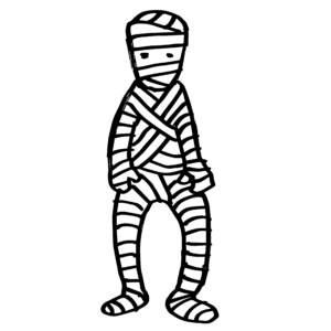 ミイラのイラスト